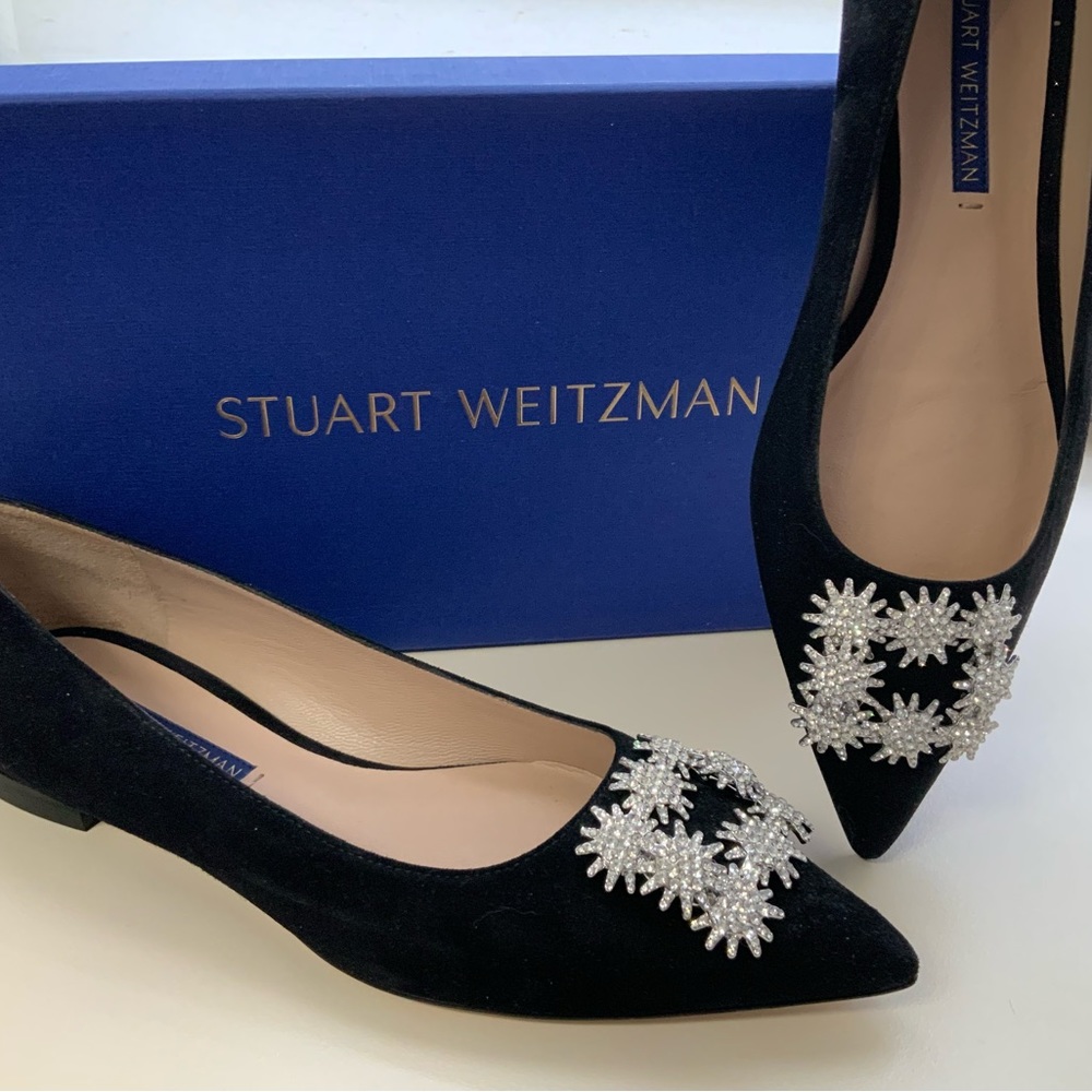 BNWT Stuart Weitzman Suede Flats